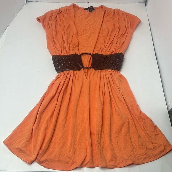 SKY WHO REMEMBERS “SKY” — BRAVO OC -Housewives WORE Orange Rayon SPANDEX SMALL - Picture 11 of 11